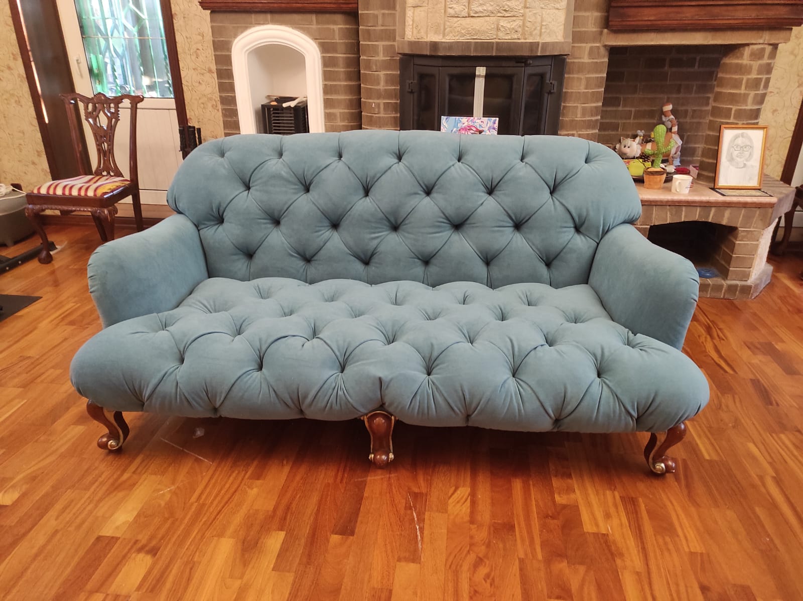 Обивка дивана. Новокузнецкая