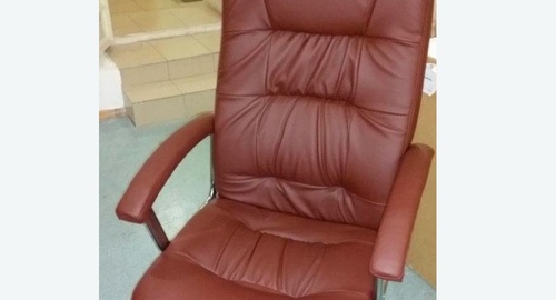 Обтяжка офисного кресла. Новокузнецкая